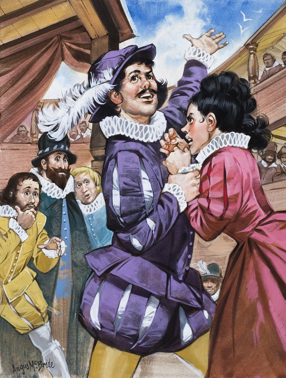 La domestication des musaraignes, de William Shakespeare (gouache sur papier) - Angus McBride