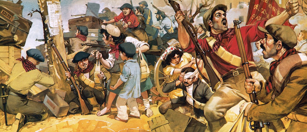 La défense de Madrid pendant la guerre civile espagnole - Angus McBride