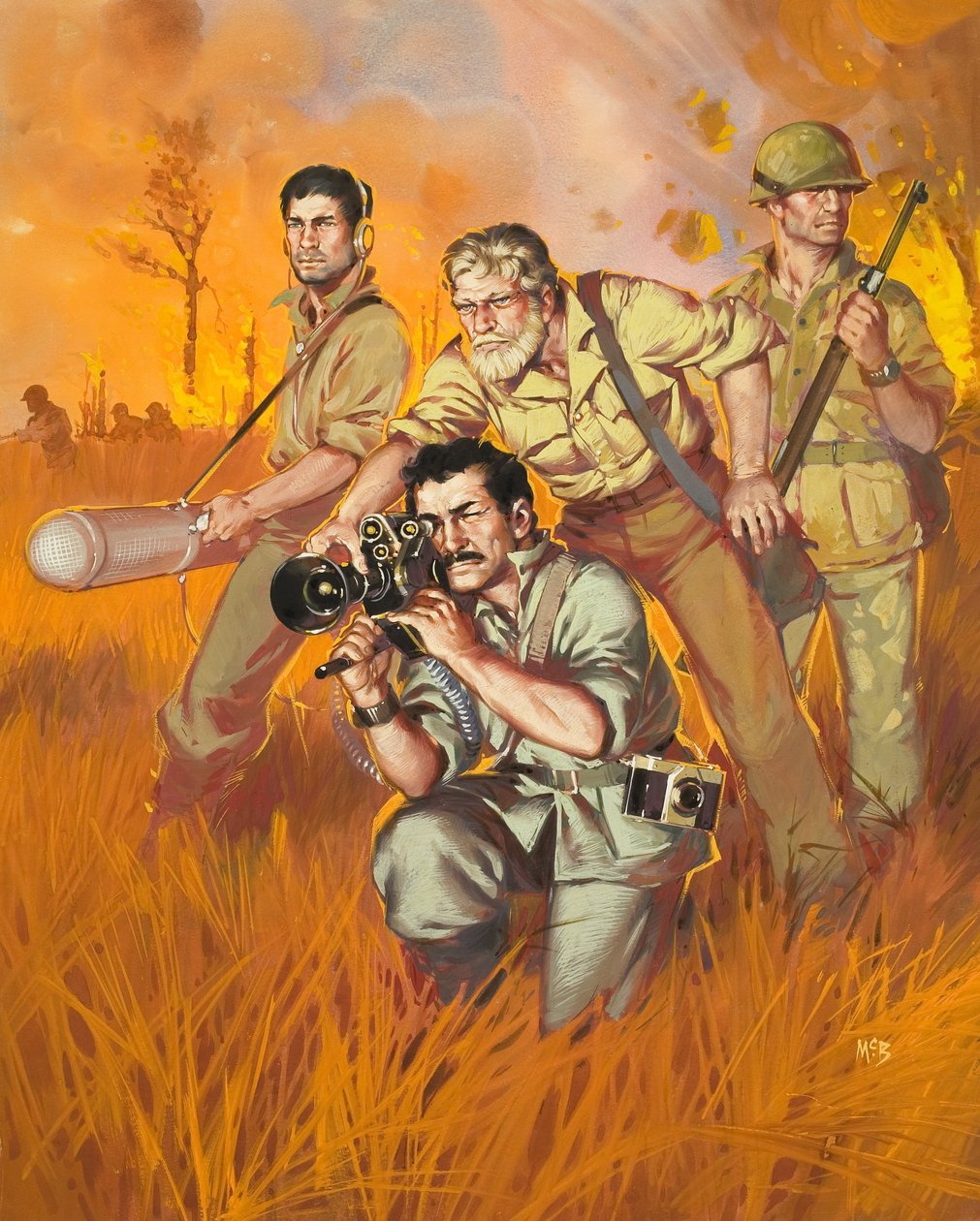 Correspondants de guerre (gouache sur papier) - Angus McBride