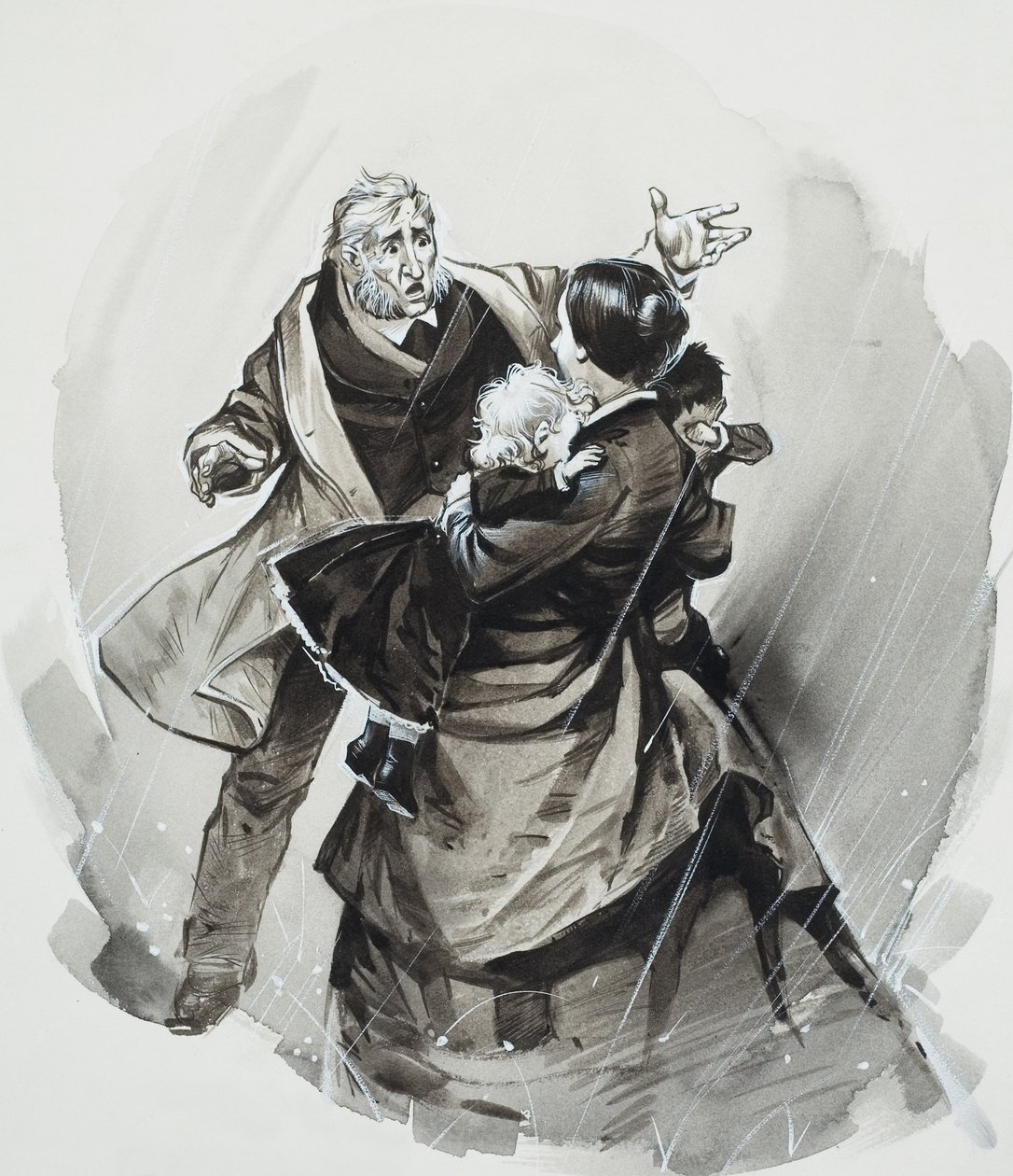 Où sont les autres  (gouache sur papier) - Angus McBride