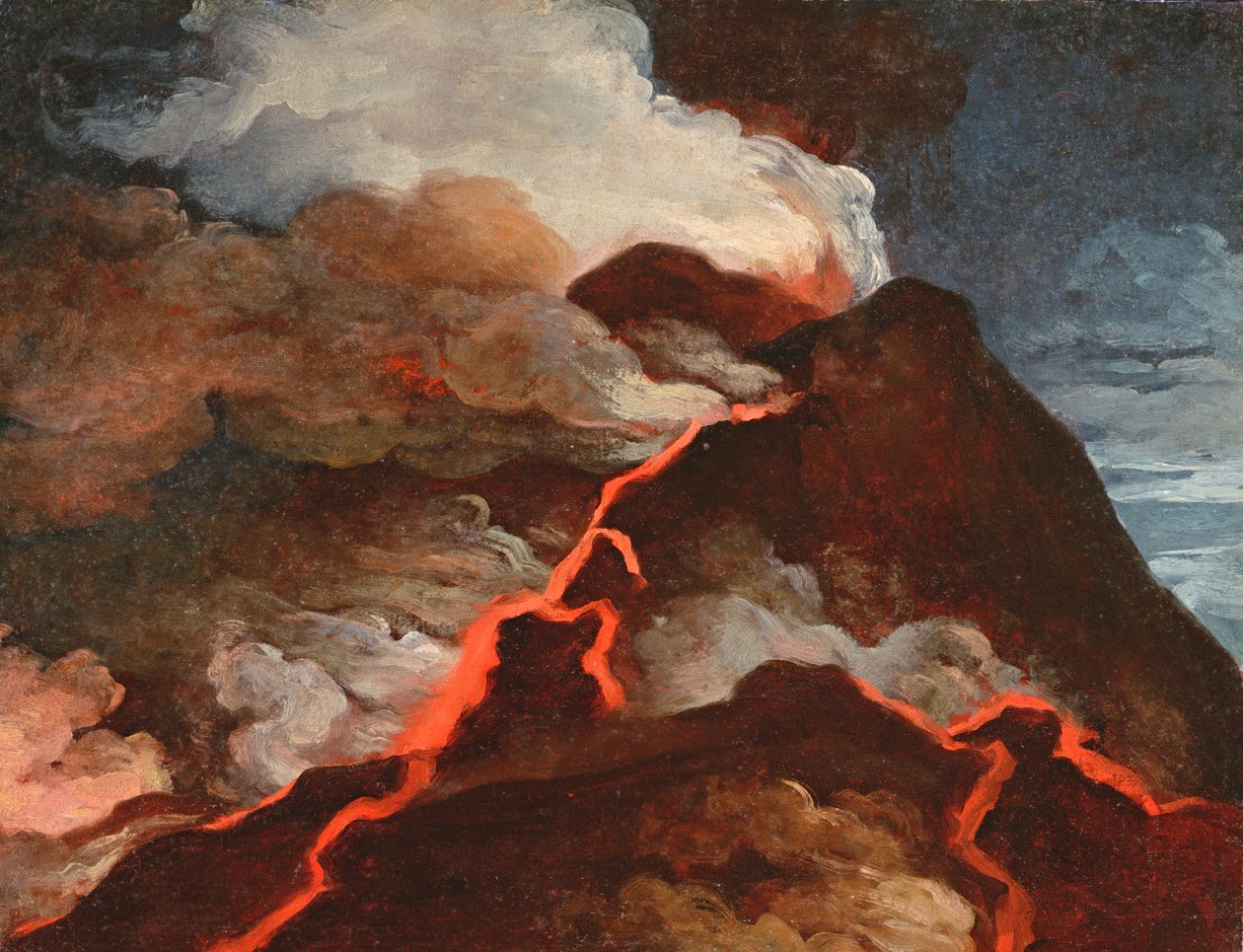 Éruption du Vésuve, 1772 - Anicet Charles Lemonnier