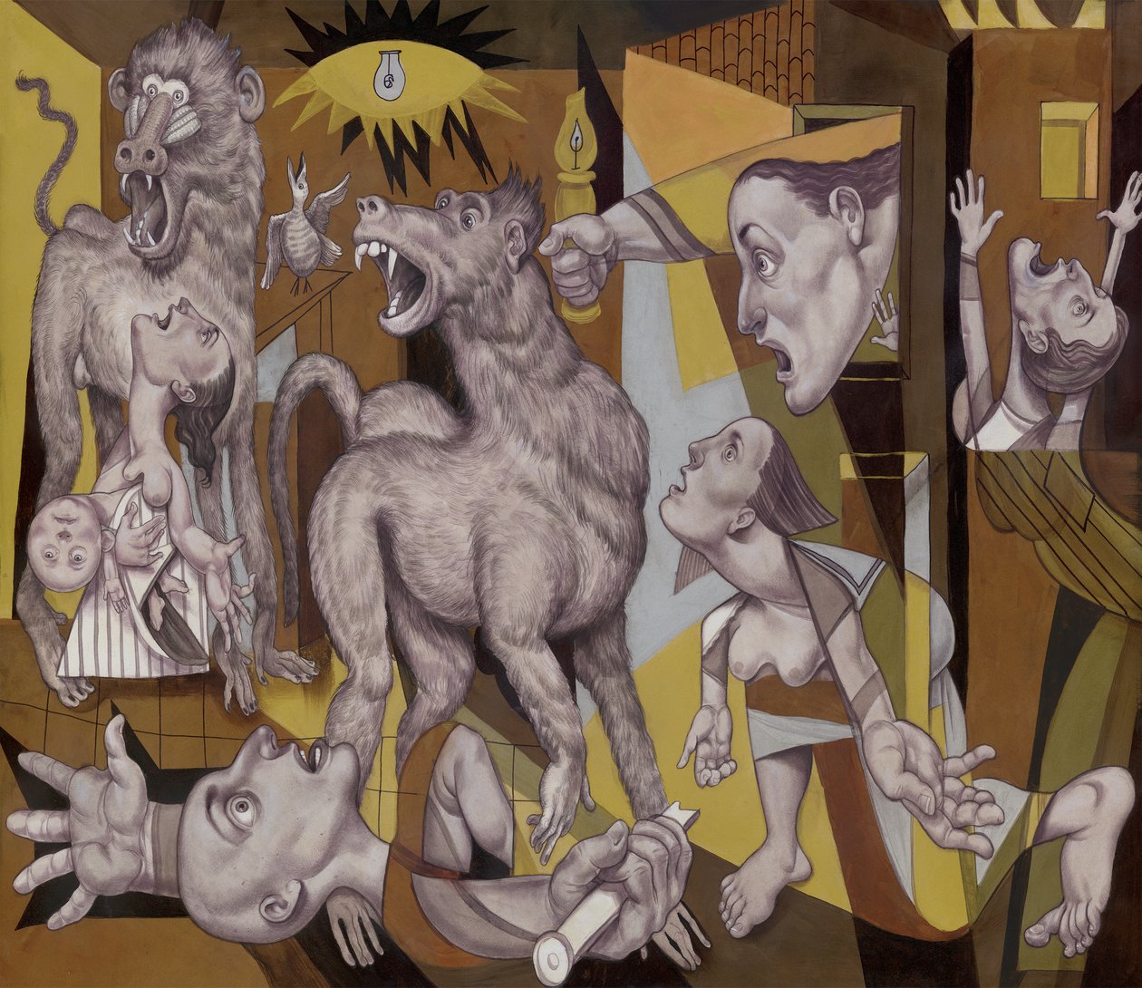 Le Guereza Guernica, 2018 - Anita Kunz