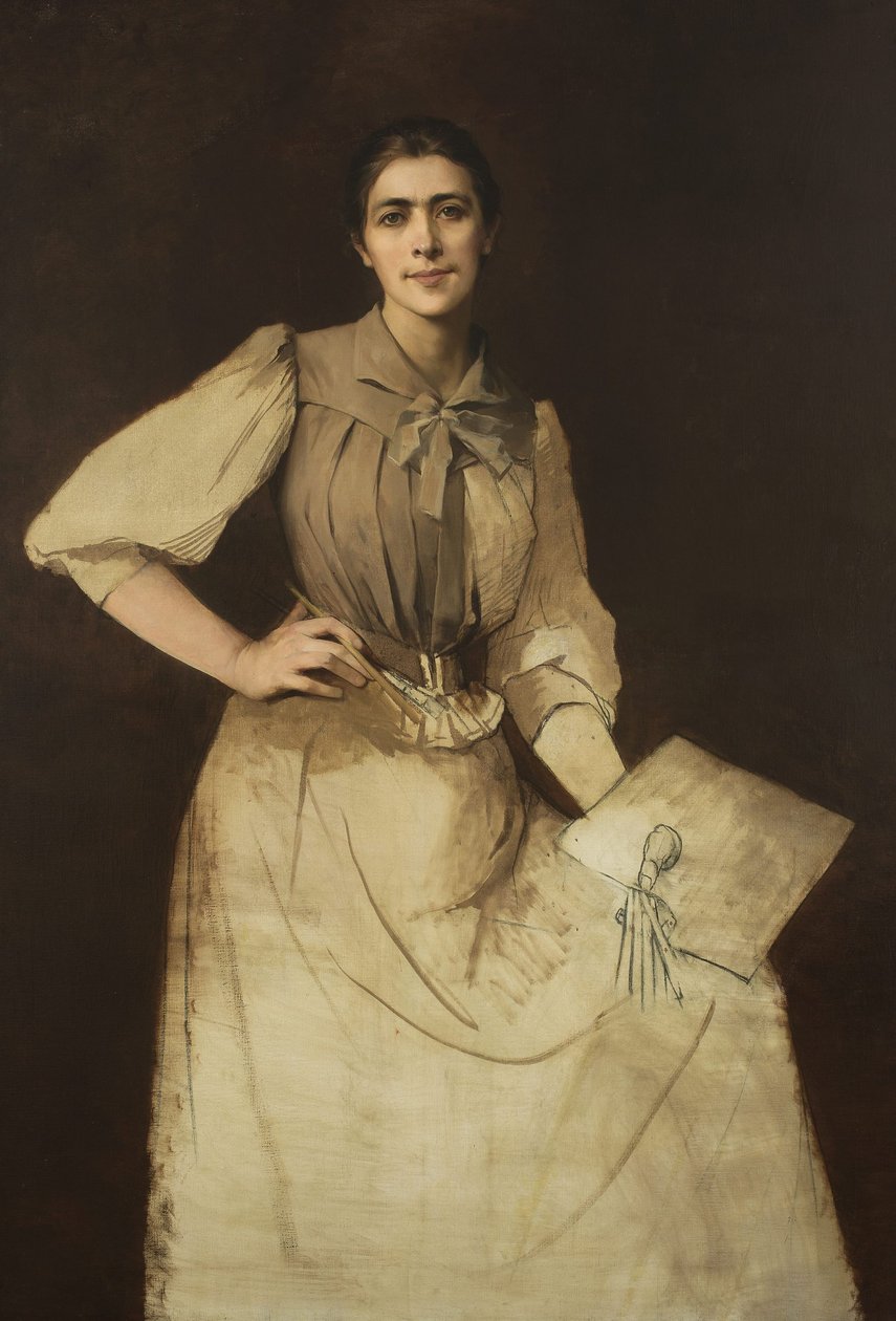 Autoportrait /inachevé/ - Anna Bilińska Bohdanowicz