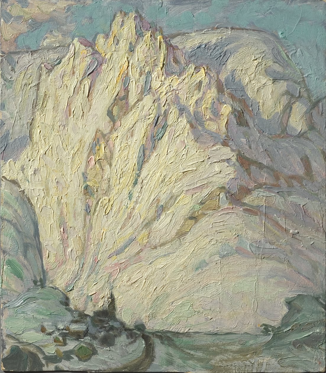 Montagnes enneigées. Étude de Lofoten, 1930 - Anna Katarina Boberg