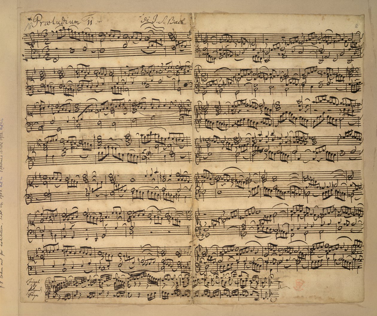 Prélude en fa majeur, Das Wohltemperierte Clavier, livre 2, par Johann Sebastian Bach - Anna Magdalena Bach