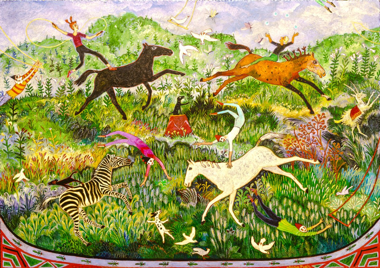 Et pour mon prochain tour, 2017 (acrylique) - Anna Pugh