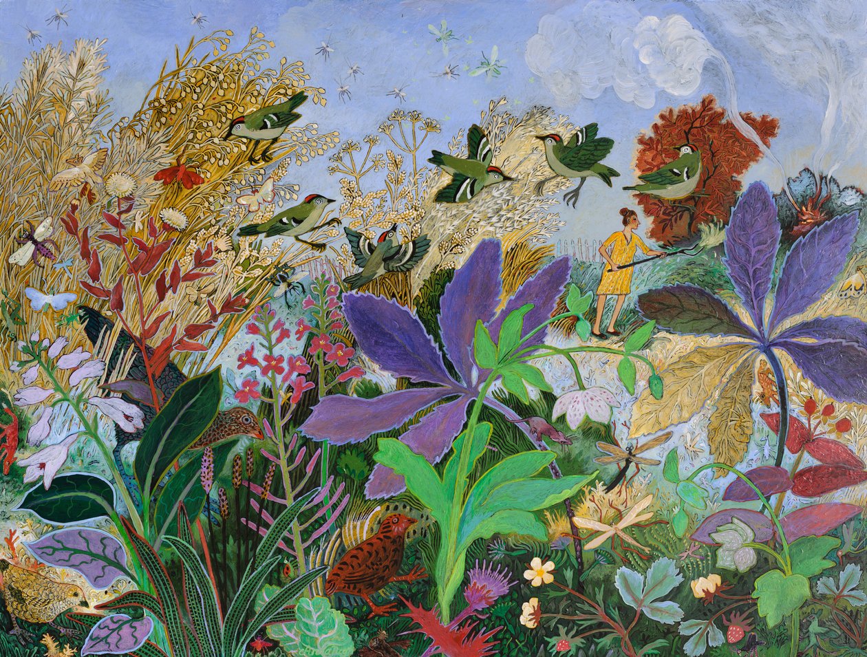 Burning Off, 2014 (acrylique) - Anna Pugh
