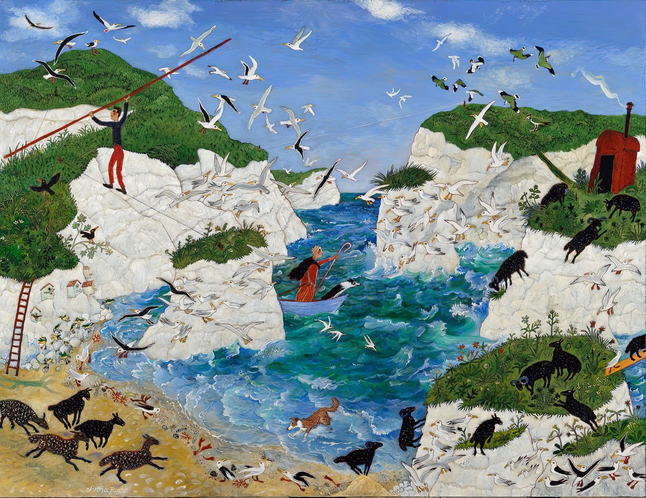 La journée de David, 2013 (acrylique) - Anna Pugh