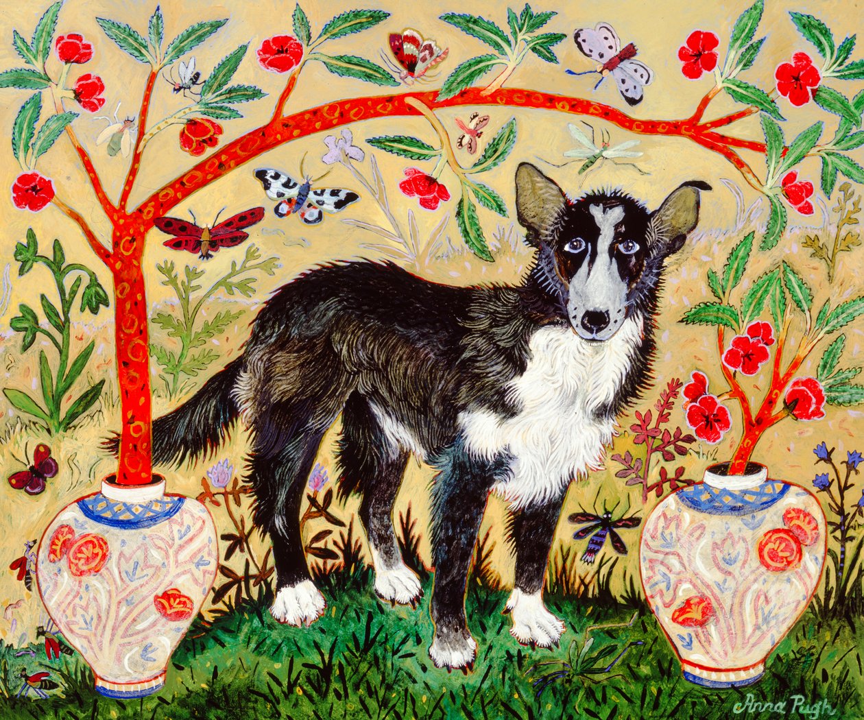 Mutt, 2009 (acrylique) - Anna Pugh