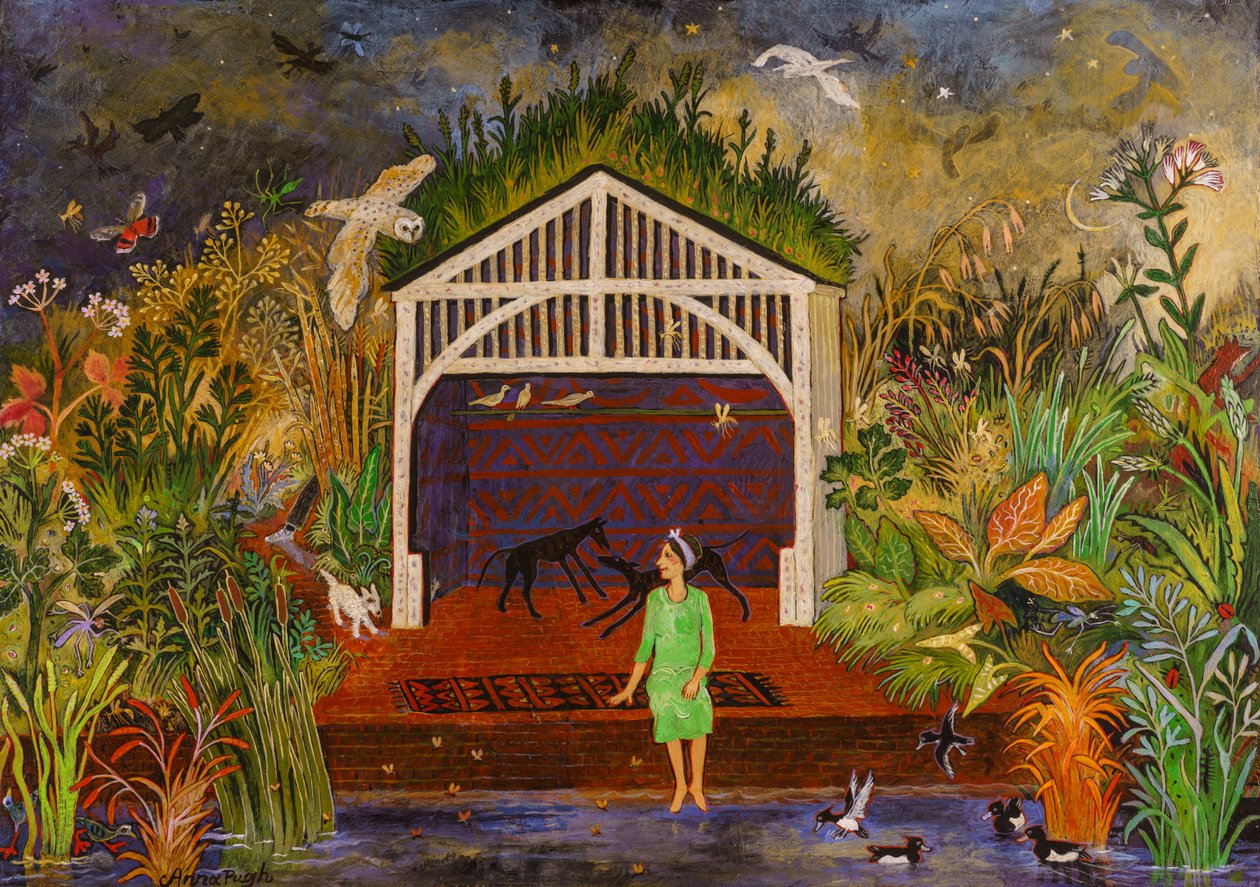 Tewit à Woo, 2018 (acrylique) - Anna Pugh