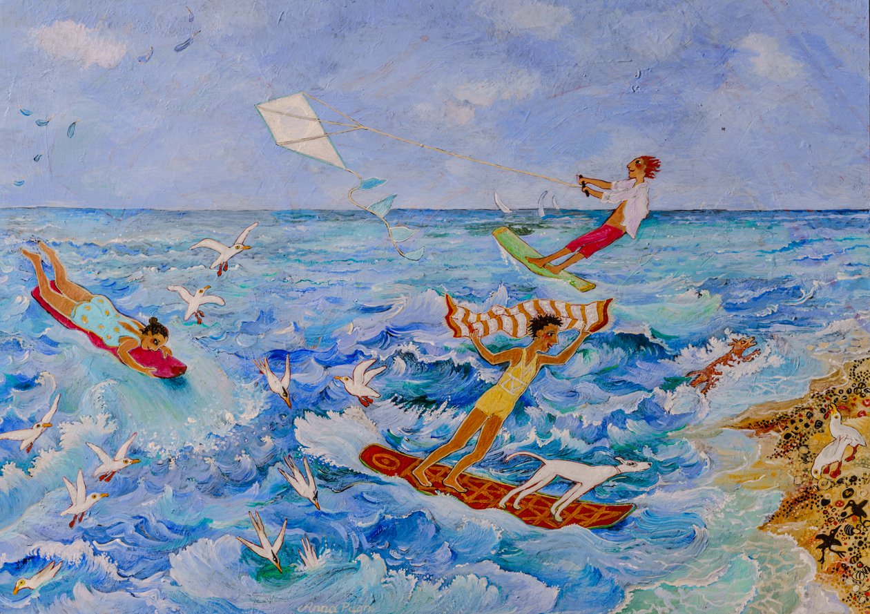 Icare trop haut, 2020 (acrylique) - Anna Pugh