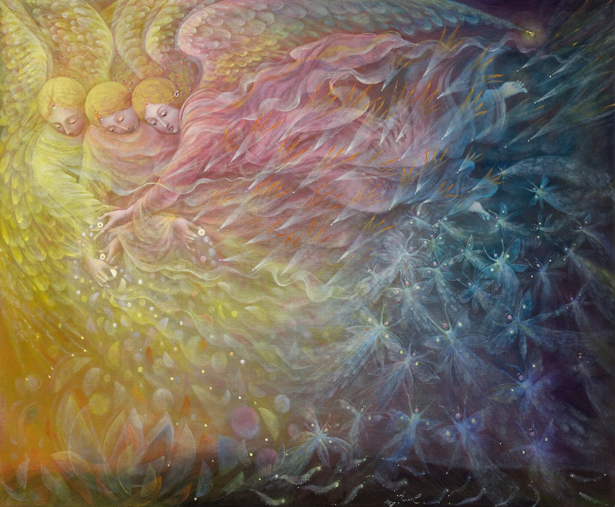 Éveil, 2018 (huile sur lin belge) - Annael Anelia Pavlova