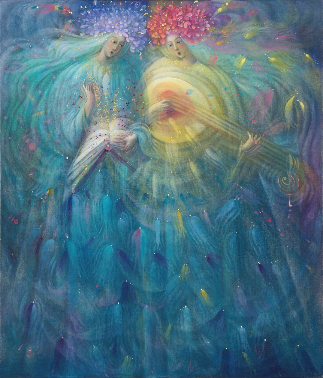 Laudabo te Domine in aeternum, 2012 (huile sur lin belge) - Annael Anelia Pavlova