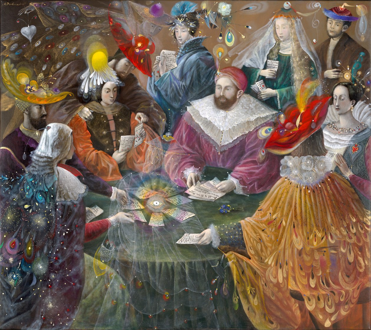 Madrigal, 2007 (huile sur toile de lin) - Annael Anelia Pavlova
