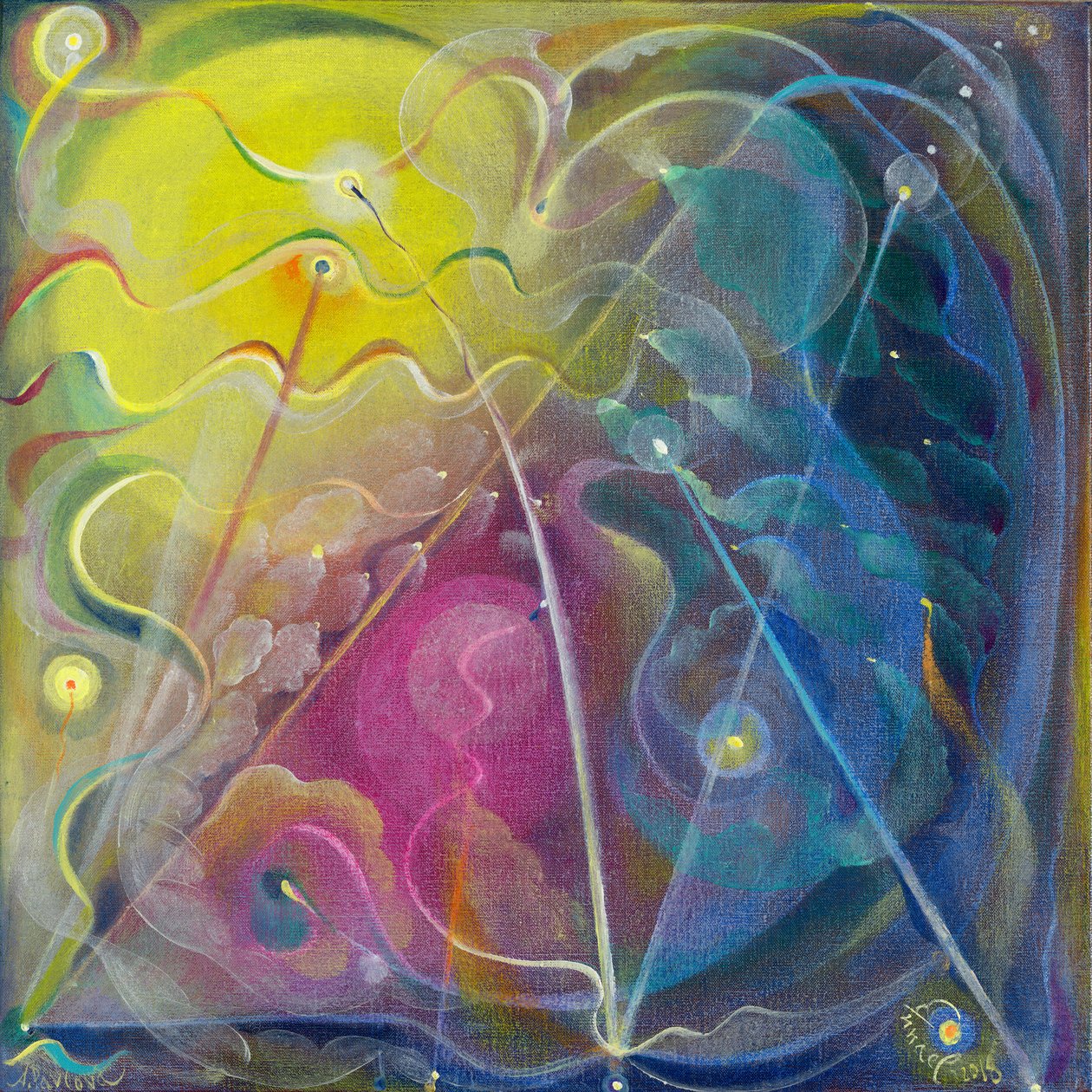 Where My Thoughts End, 2018 (huile sur lin belge) - Annael Anelia Pavlova