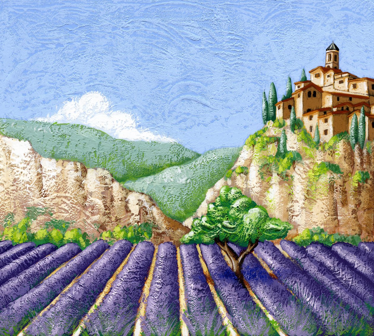 Champs de lavande, 2015 - Annalisa Morrocco