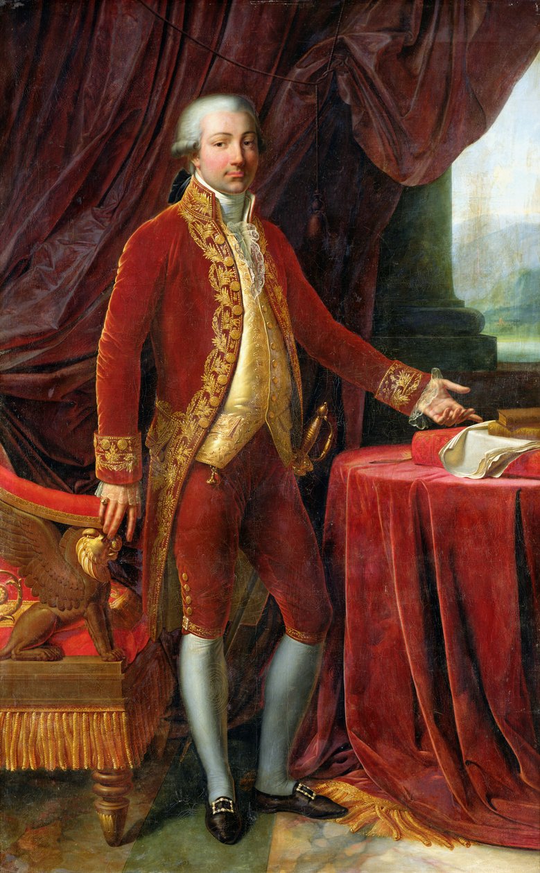 Portrait de Charles-Marie Bonaparte (1746-85) - Anne Louis Girodet de Roucy Trioson