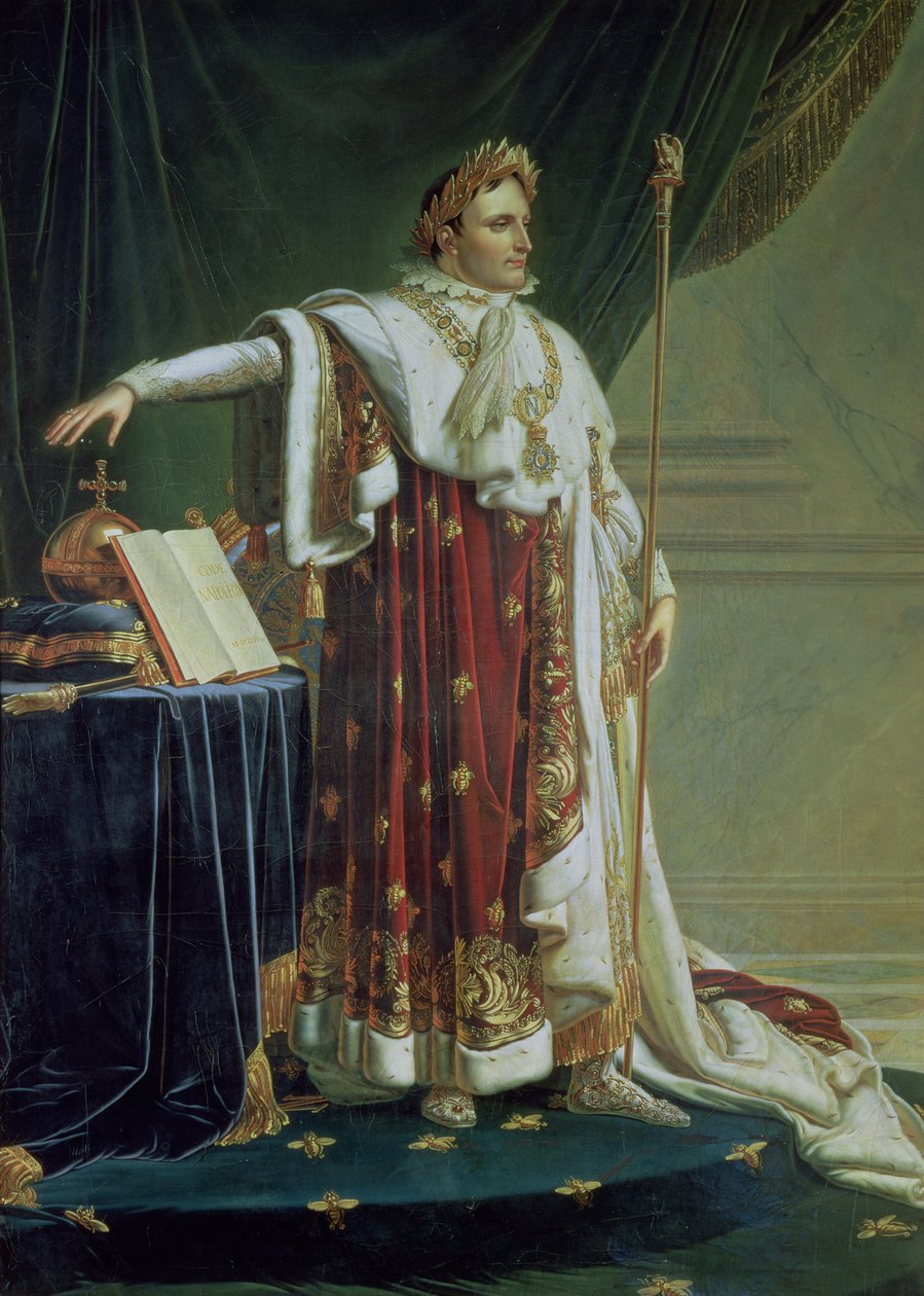 Portrait de Napoléon Ier en robes de couronnement, 1804 - Anne Louis Girodet de Roucy Trioson