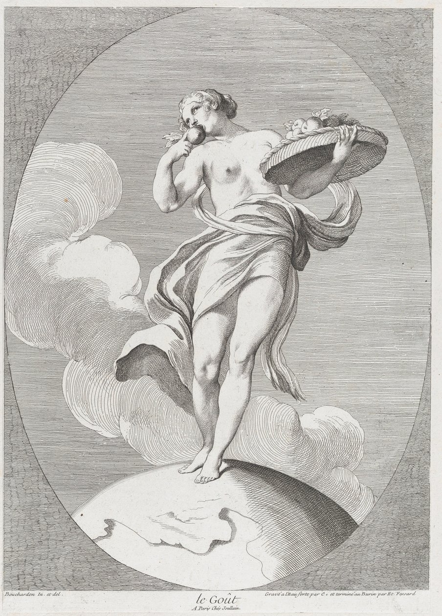 Goût, 1730-65. Créateurs: Caylus, Anne-Claude-Philippe de, Étienne Fessard - Anne Claude Philippe de Caylus, Etienne Fessard