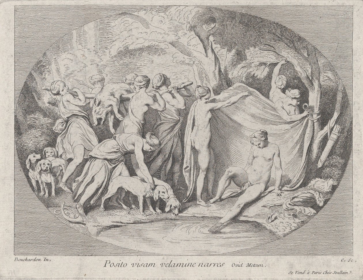 Diane au bain après être revenue de la chasse, vers 1730-1760 - Anne Claude Philippe de Caylus
