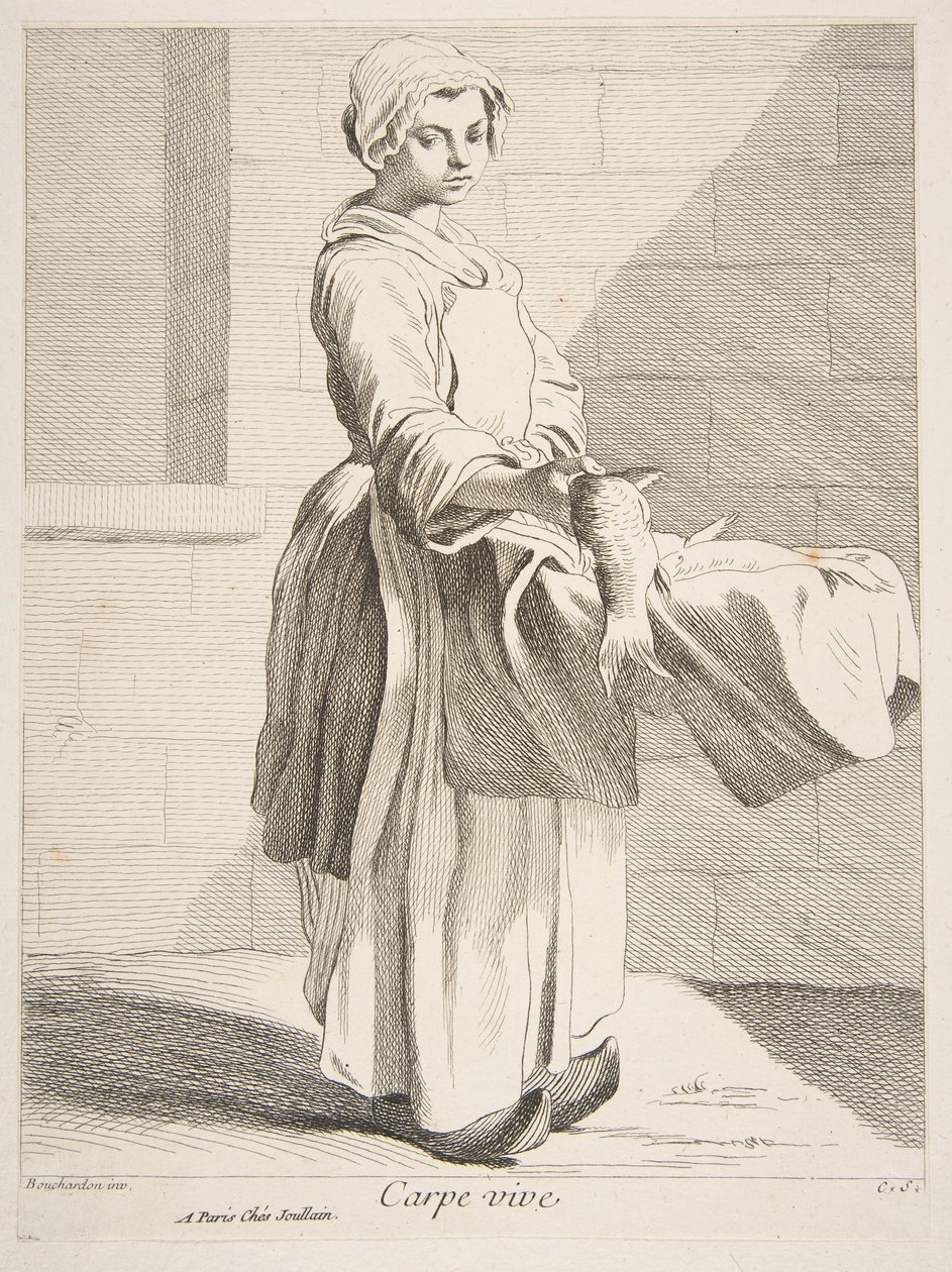 Vendeur de poissons - Anne Claude Philippe de Caylus