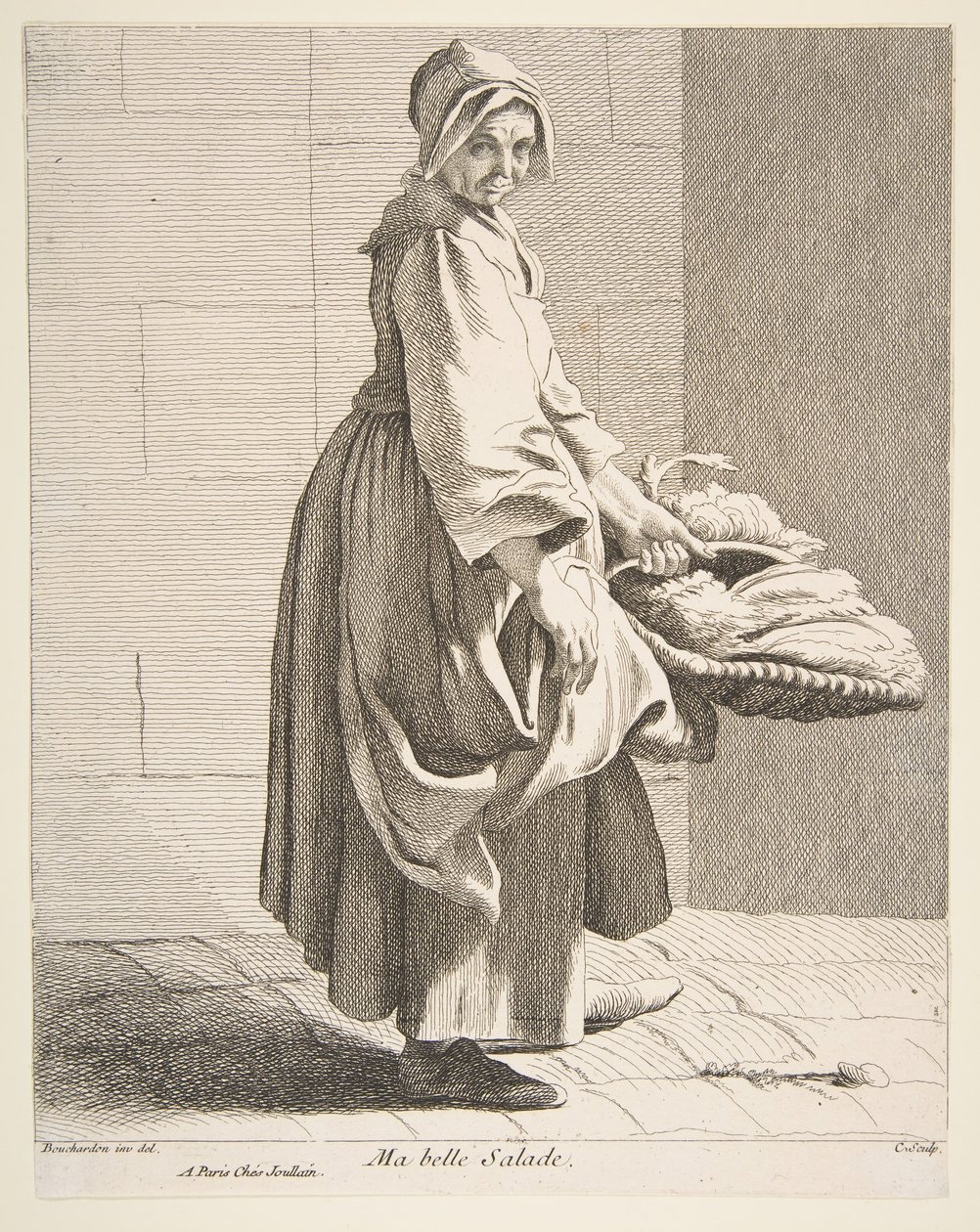 Le Vendeur de laitue - Anne Claude Philippe de Caylus