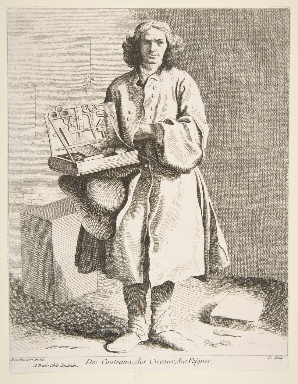 Marchand de couteaux, ciseaux et peignes, 1742 - Anne Claude Philippe de Caylus