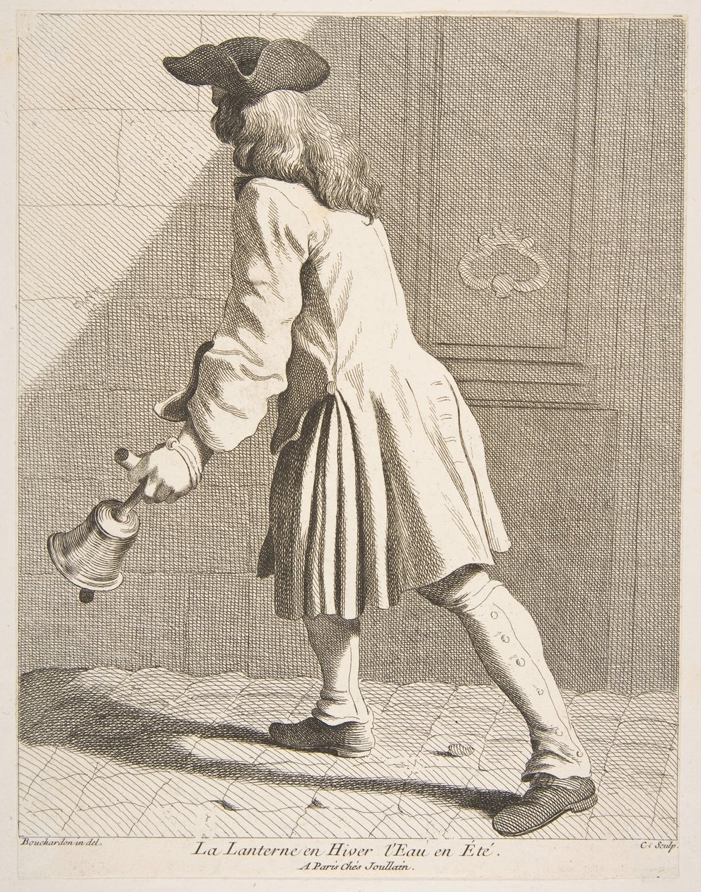 La lanterne en hiver, l