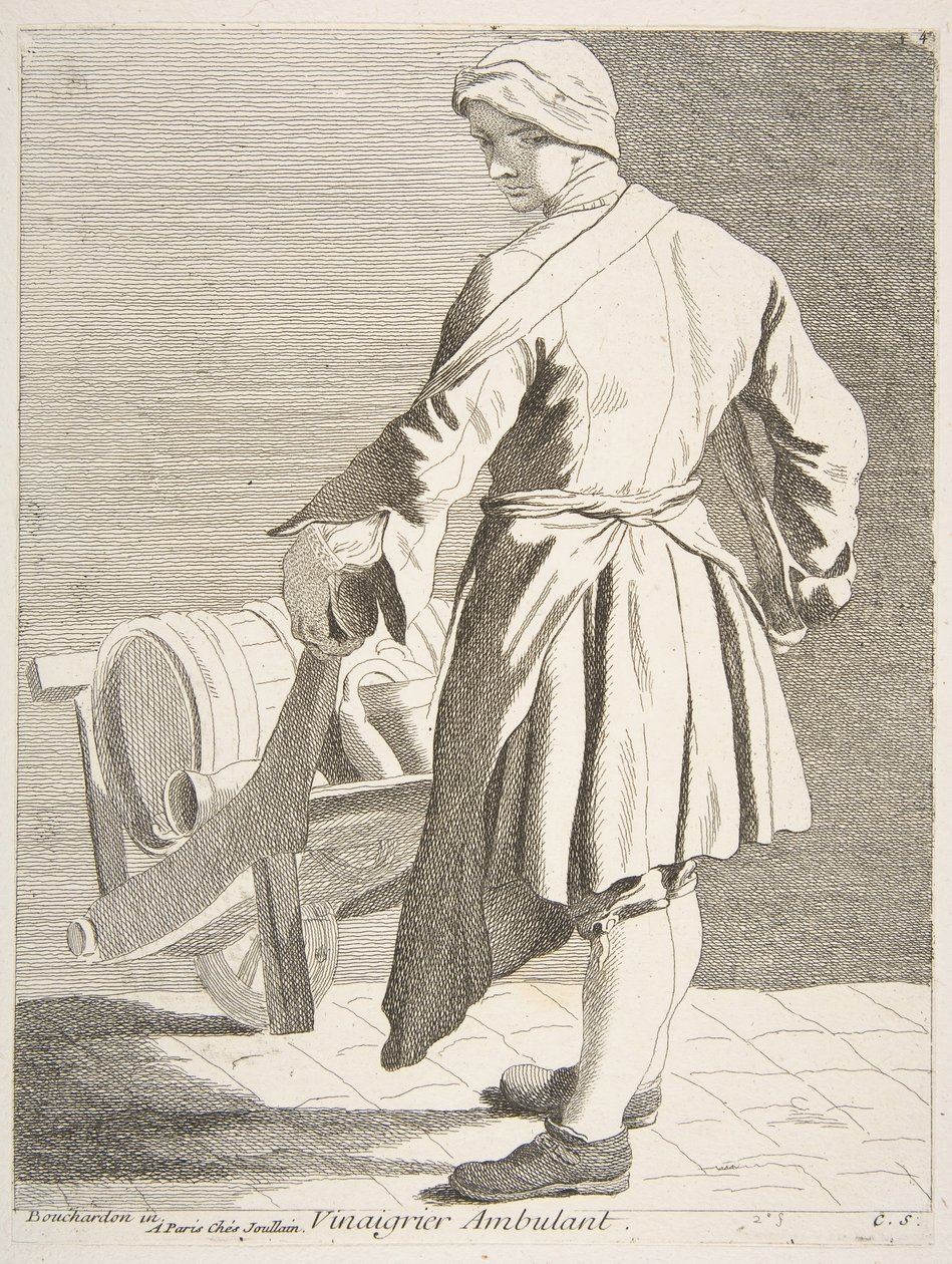 Vendeur de vinaigre errant - Anne Claude Philippe de Caylus