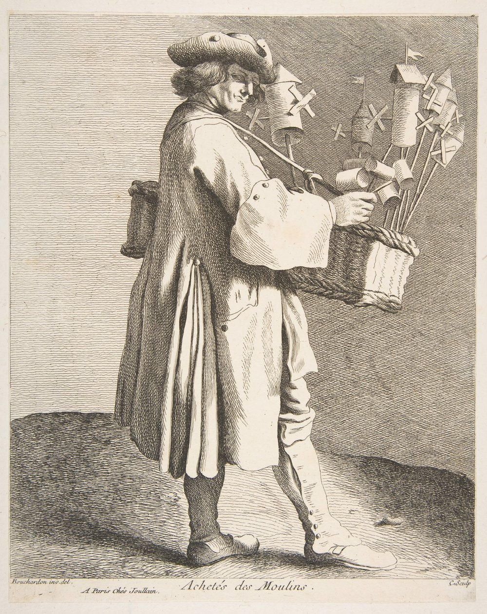 Marchand de toupies, 1742 - Anne Claude Philippe de Caylus