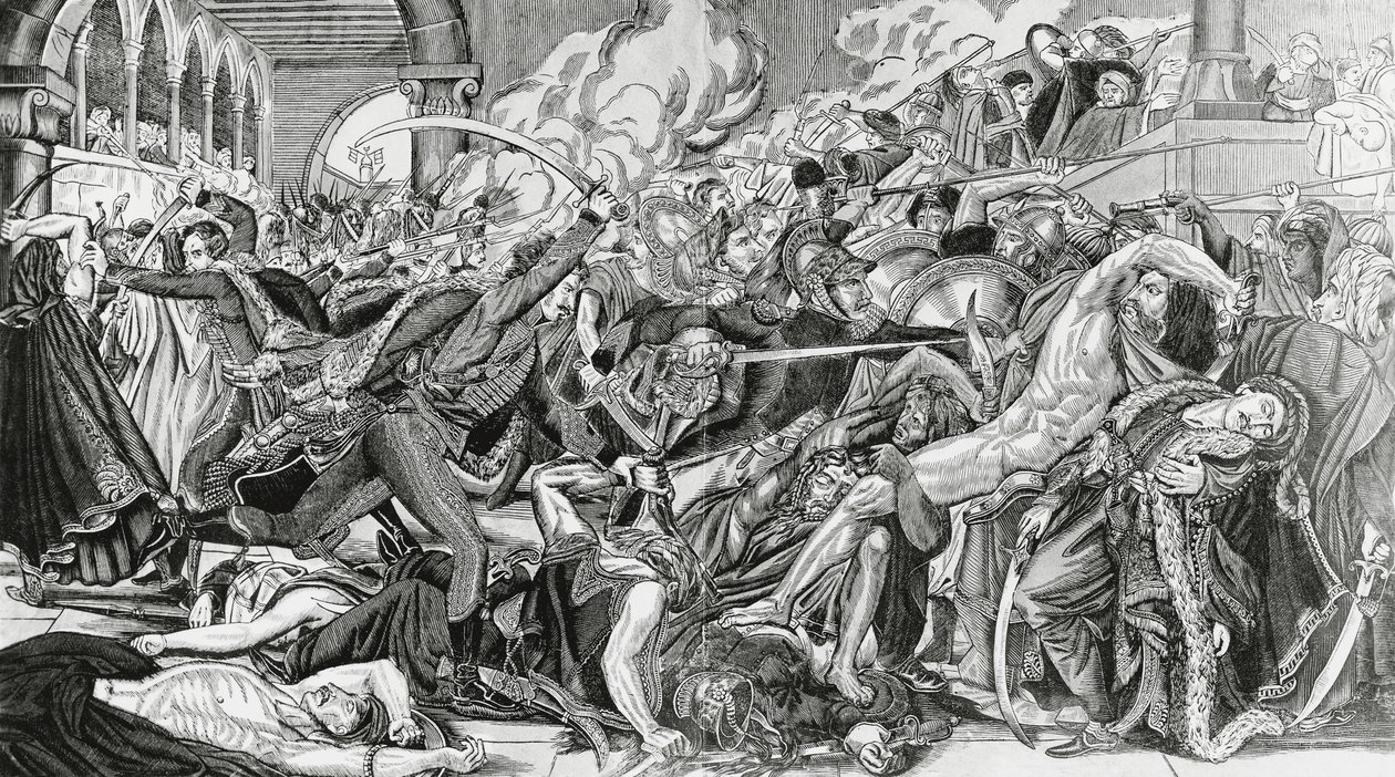 Répression française lors de la révolte du Caire, 21 octobre - Anne Louis Girodet de Roucy Trioson