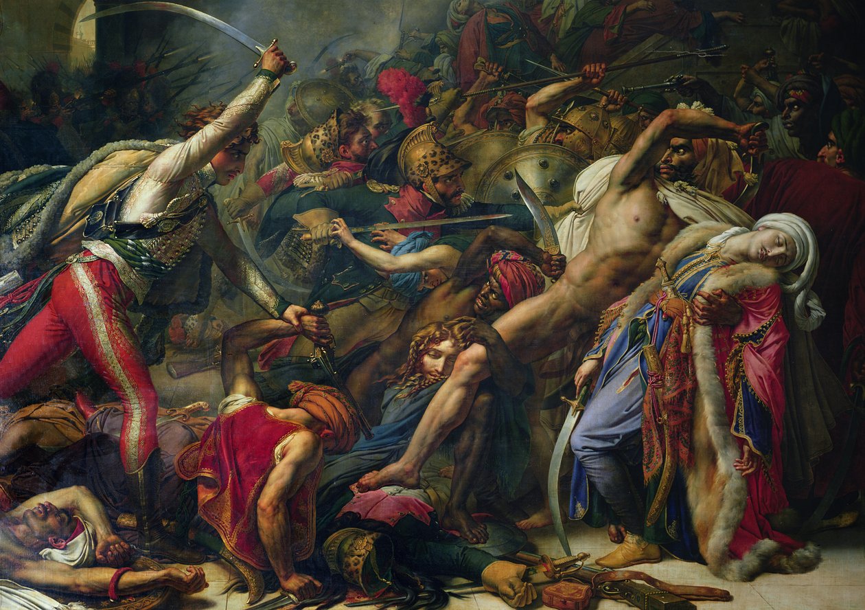 La révolte au Caire, 21 octobre 1798 (détail) - Anne Louis Girodet de Roucy Trioson