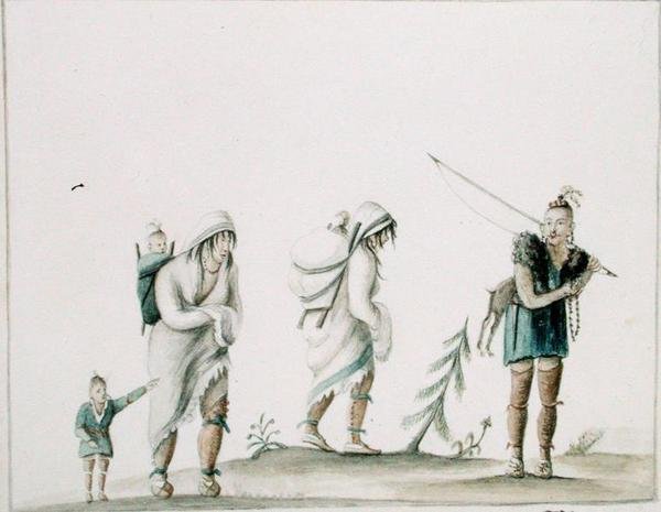 Famille indienne, c.1807 - Anne Marguerite Hyde de Neuville