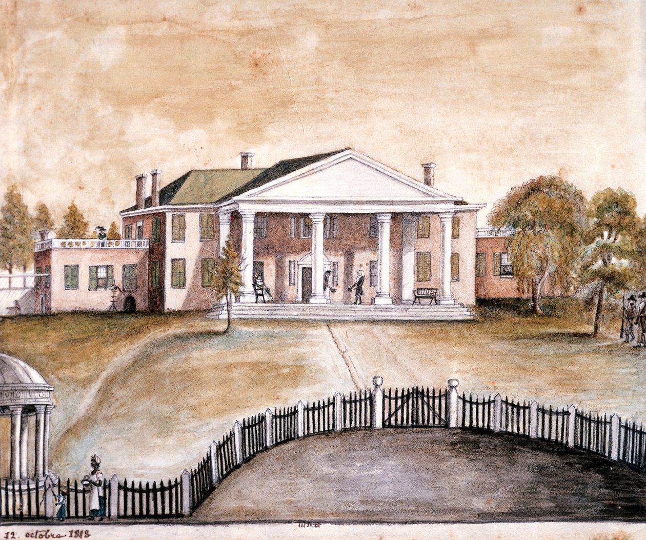 Maison du Président James Madison à Montpelier, Virginie - Anne Marguerite Hyde de Neuville