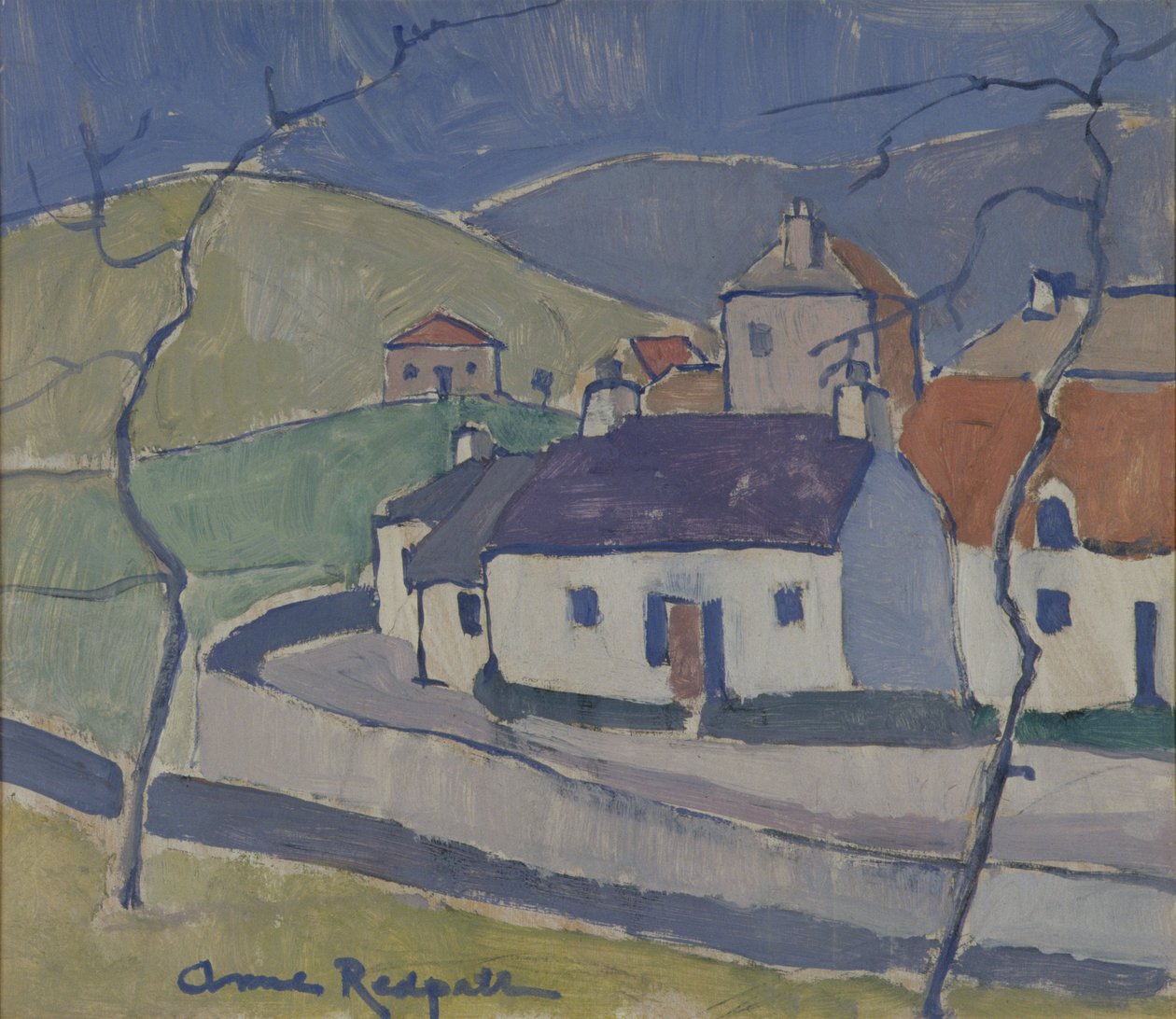 Ferme à Ruberslaw - Anne Redpath