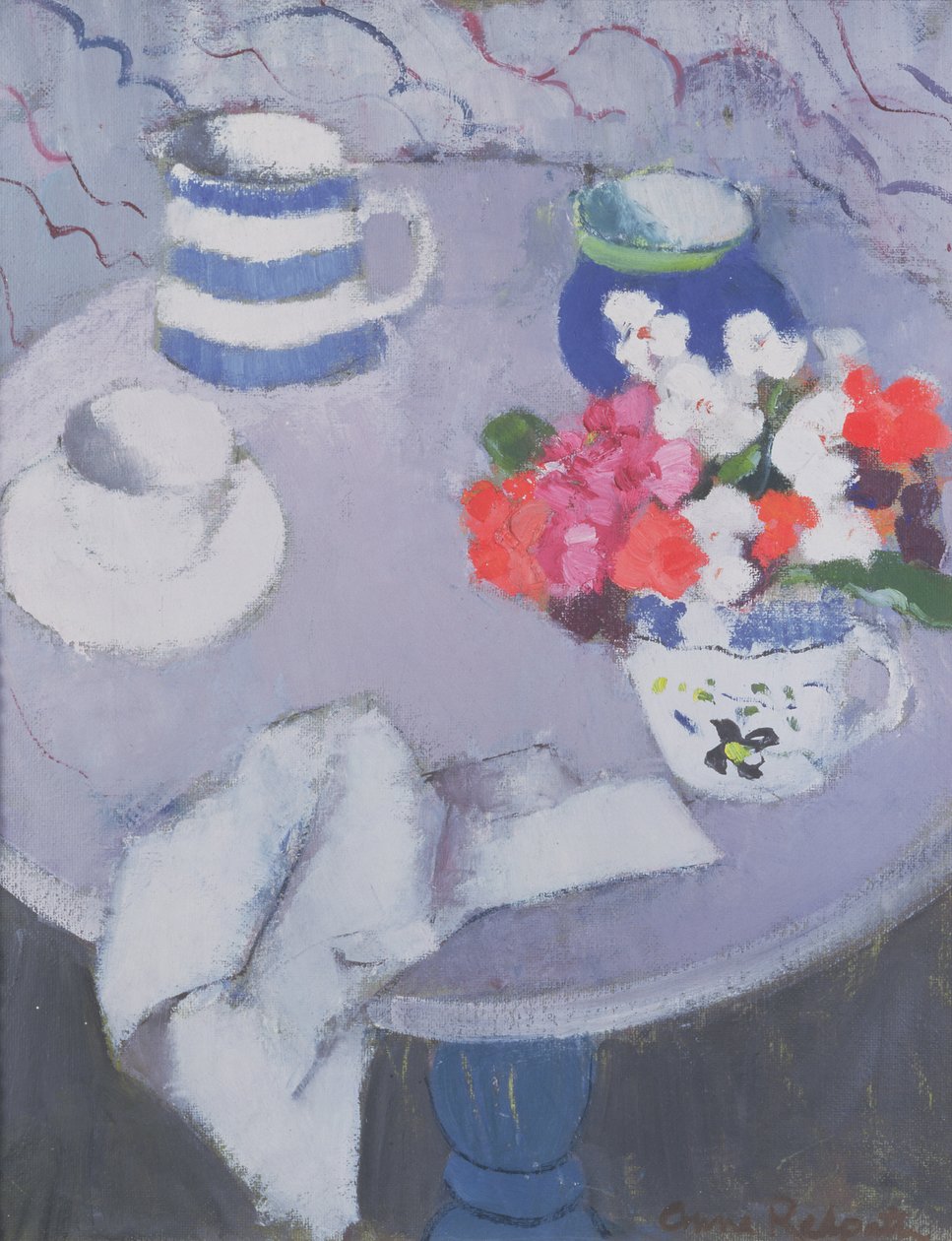 Nature morte avec table - Anne Redpath