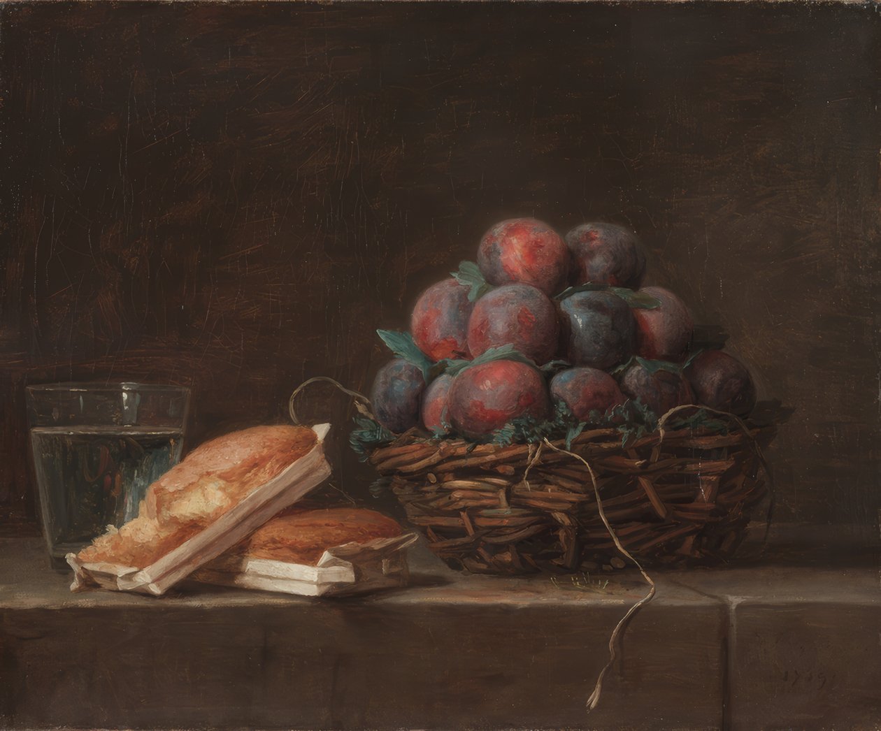 Panier de prunes - Anne Vallayer-Coster