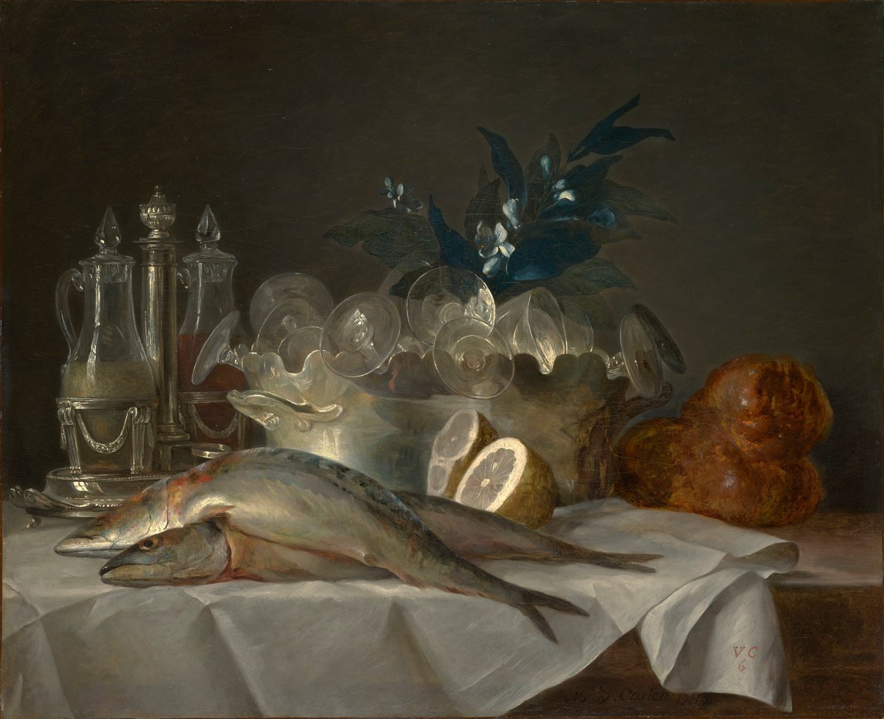 Nature morte au maquereau - Anne Vallayer-Coster