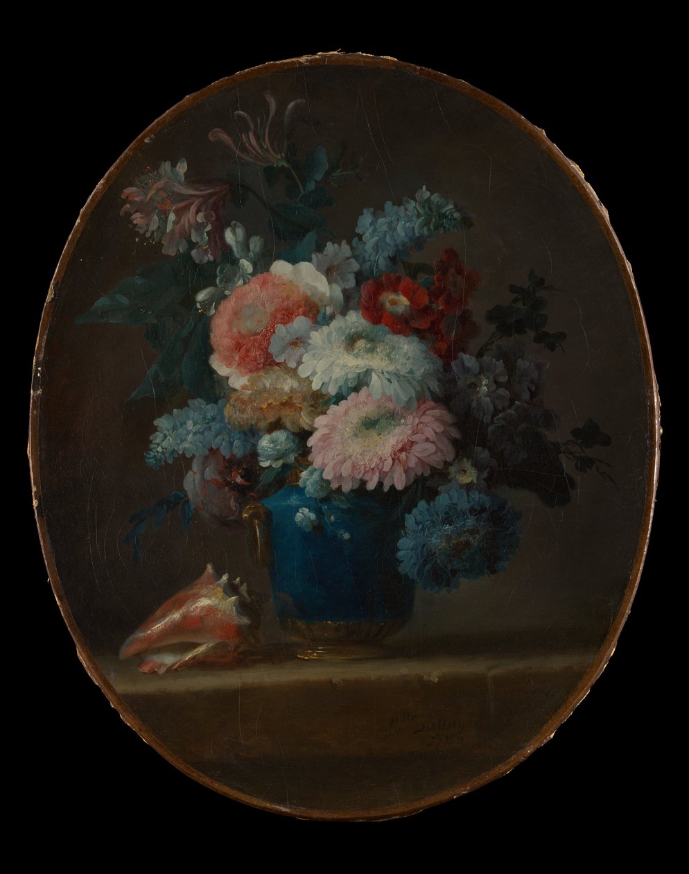 Vase de fleurs et coquillage - Anne Vallayer-Coster
