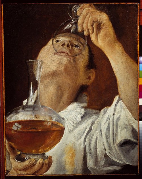 Garçon buvant - Annibale Carracci