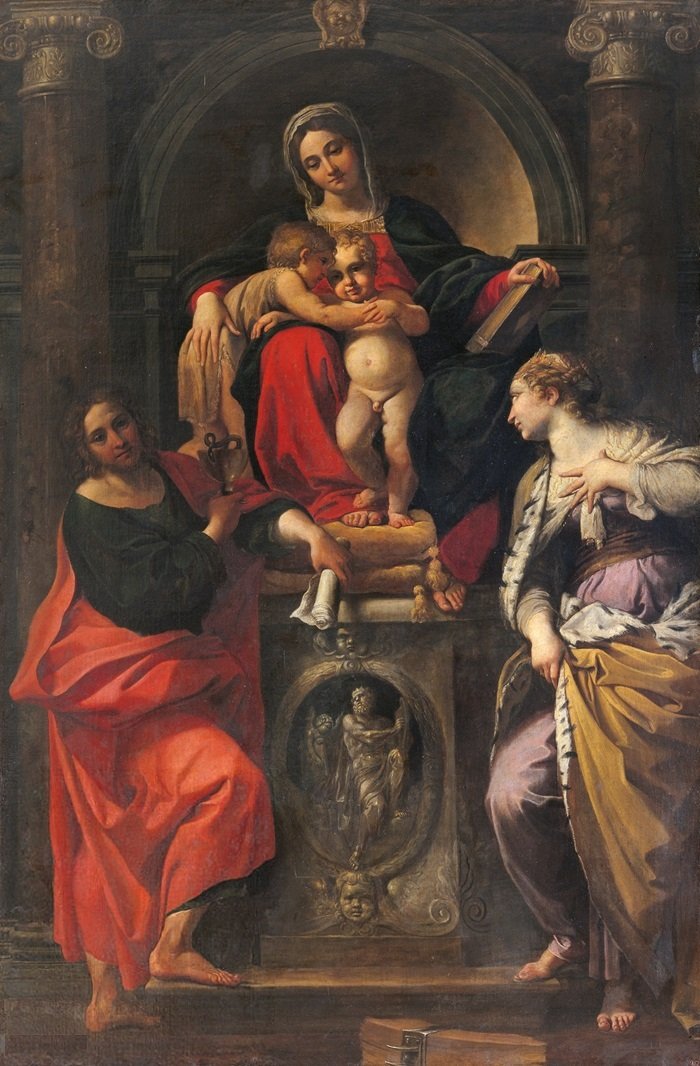 Madone et enfant avec les saints Jean-Baptiste, Jean l
