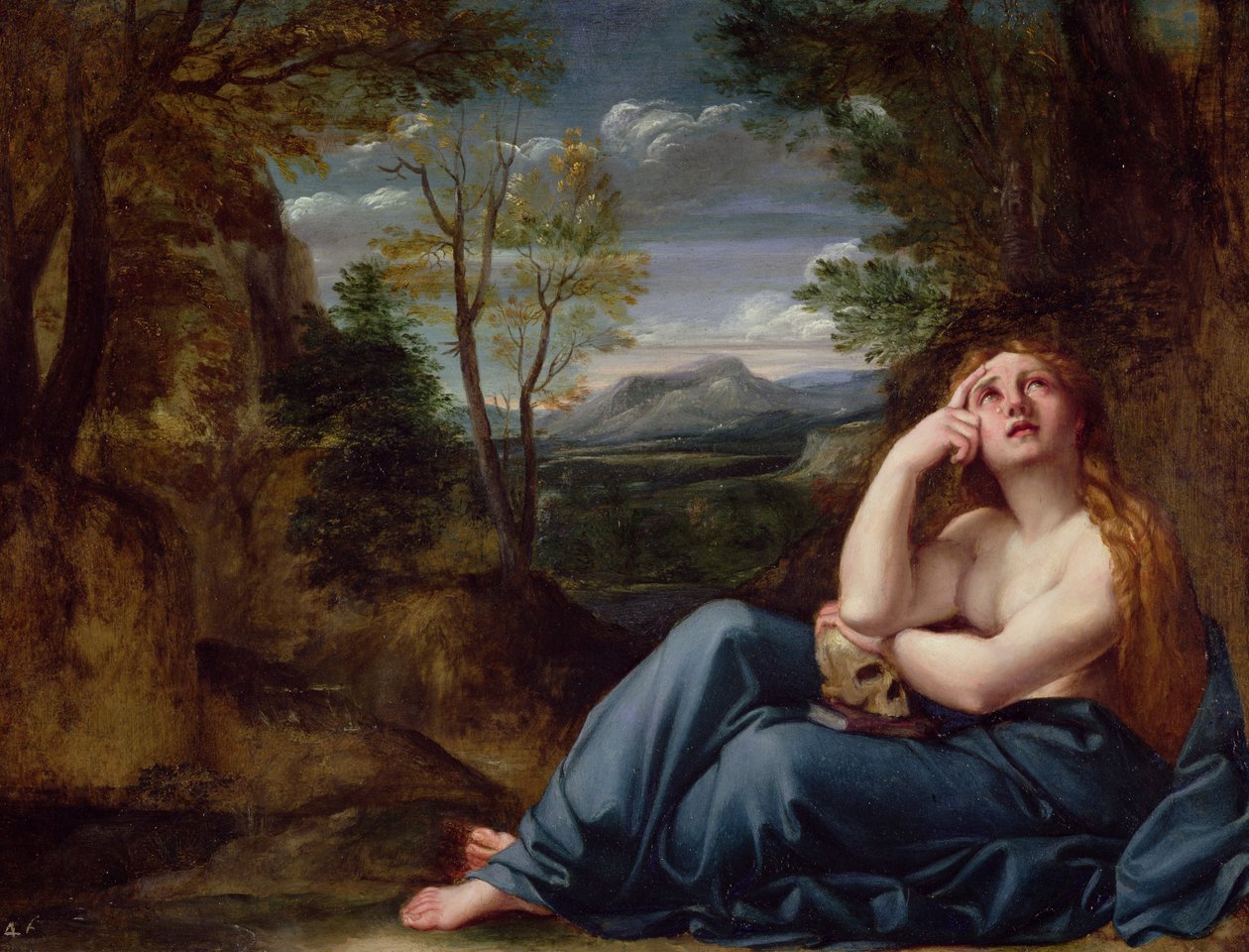 Marie-Madeleine dans un paysage, c.1599 - Annibale Carracci