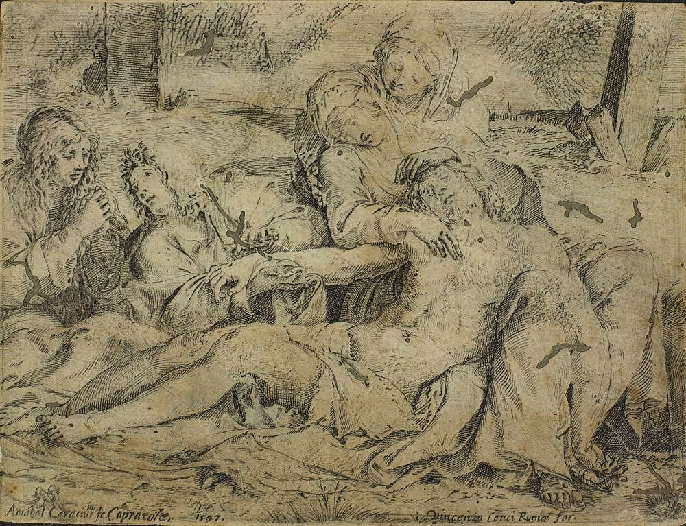 Pietà ou Christ de Caprarola - Annibale Carracci