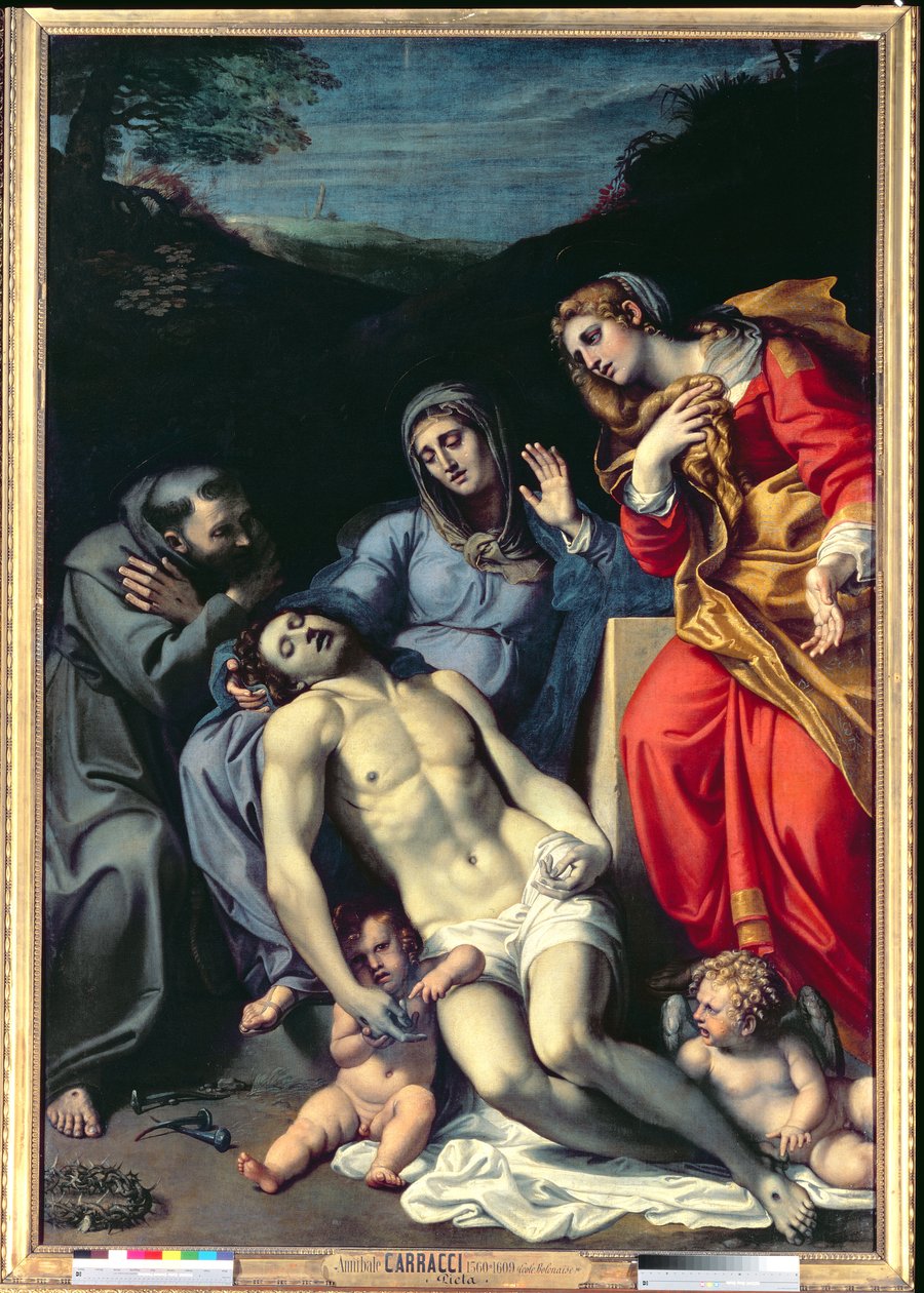 Pietà avec Saint François et Sainte Marie-Madeleine, vers 1602 - Annibale Carracci