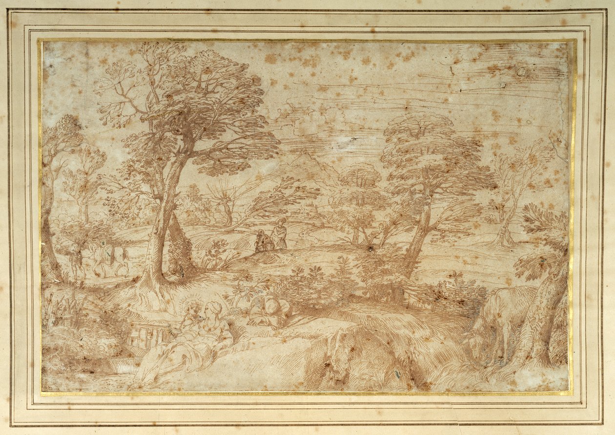 Paysage avec le Repos pendant la fuite en Égypte, d
