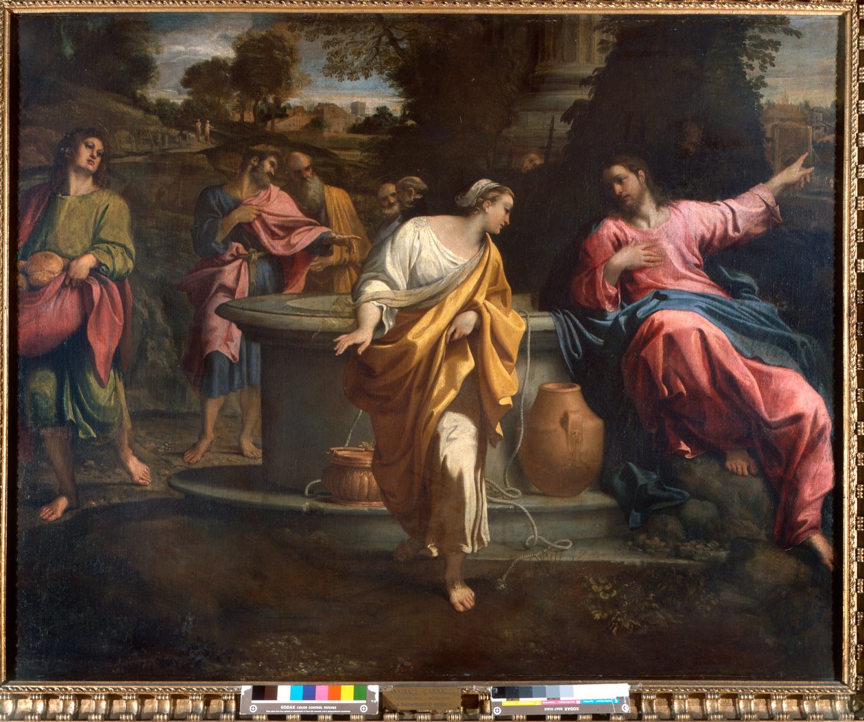 Christ et la Samaritaine au puits, 1594-95 - Annibale Carracci