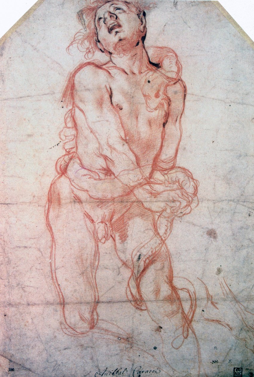 Étude de figure, 1560-1609 - Annibale Carracci