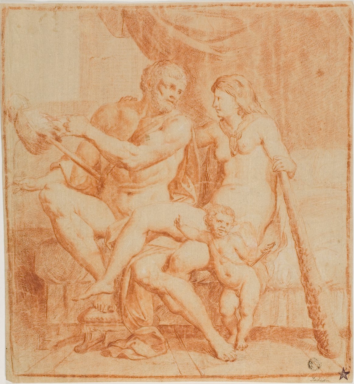 Hercule et Iole - Annibale Carracci