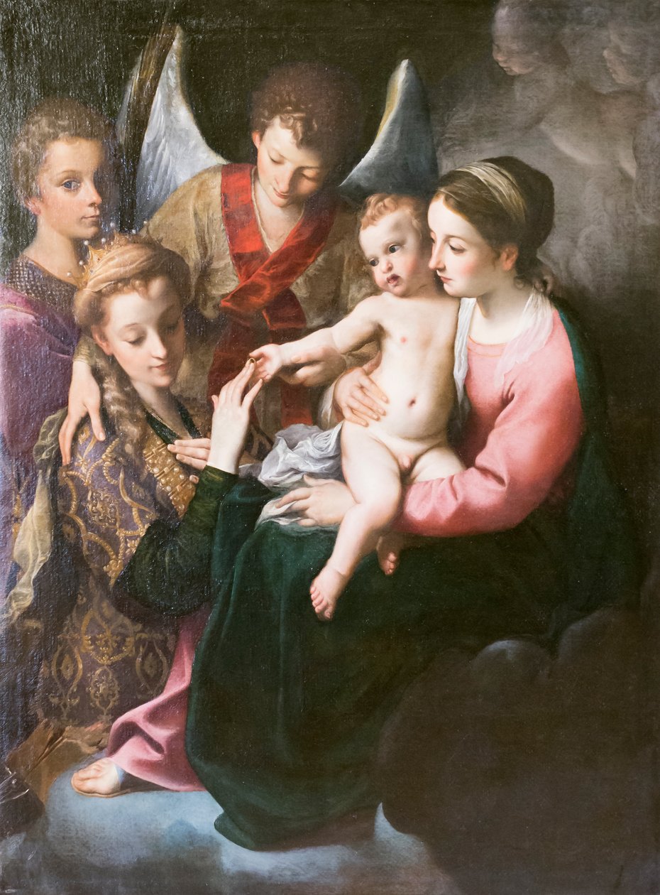 Mariage mystique de sainte Catherine - Annibale Carracci