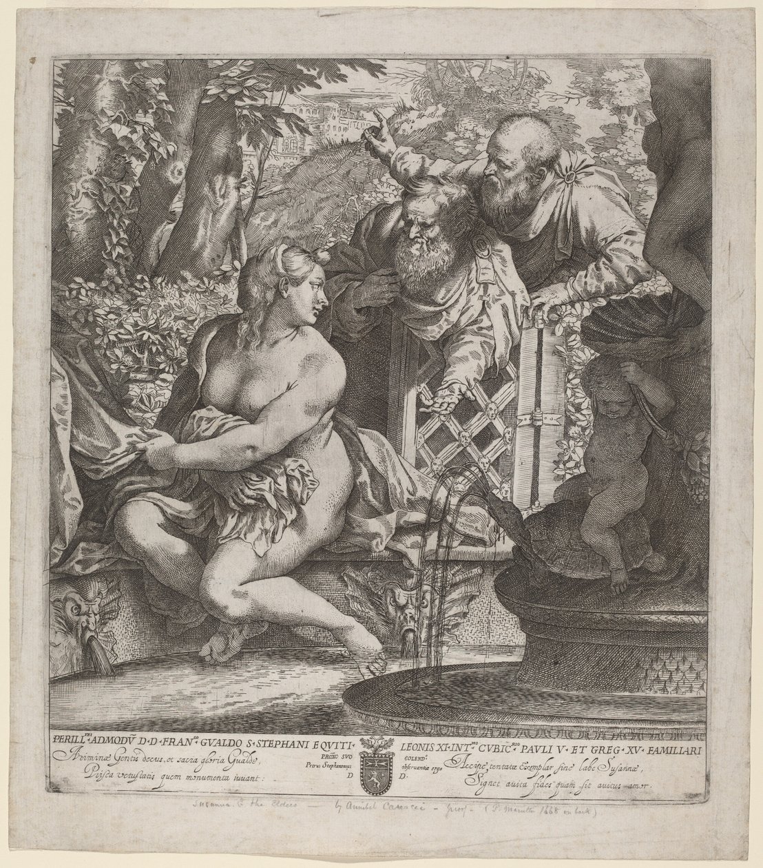 Suzanne et les vieillards - Annibale Carracci